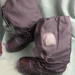 Sorel Snow Lion Winter Boots Knee High Size 8